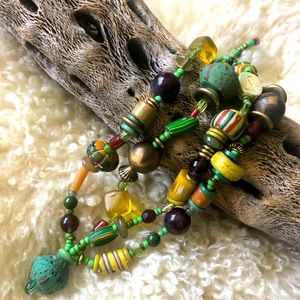 Unique African Green Bracelet